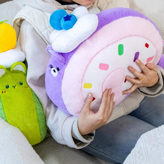 Funny Animal and Swiss Roll Cake Hybrid Plush Toys 40cm - 5 Styles