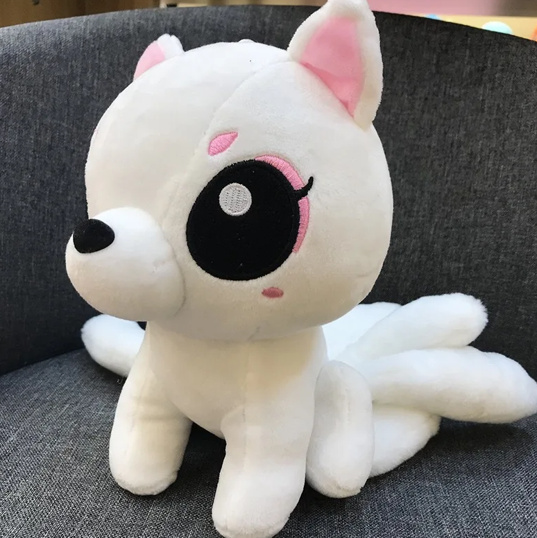 Nine Tail White Fox Plush Toys 20cm