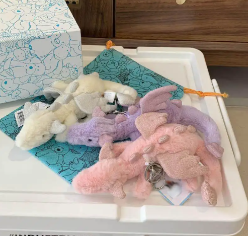 Cute Green Dragon Plush Toys 50cm Or Pink/Purple/Green Dragon Plush Keychains 10cm