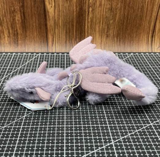 Cute Green Dragon Plush Toys 50cm Or Pink/Purple/Green Dragon Plush Keychains 10cm