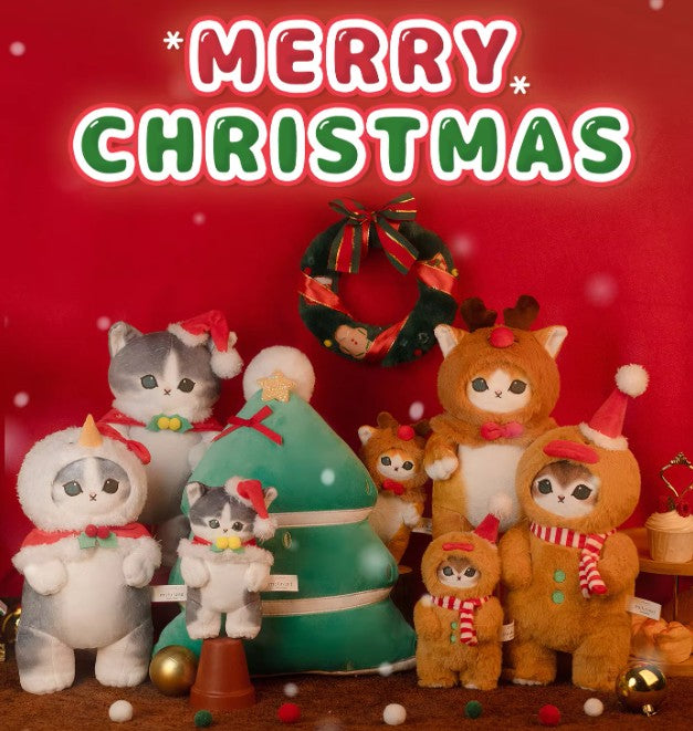 Mofusand Christmas Series Cat Plush Keychains & Toys 12/18/20/30/50cm - 16 Styles