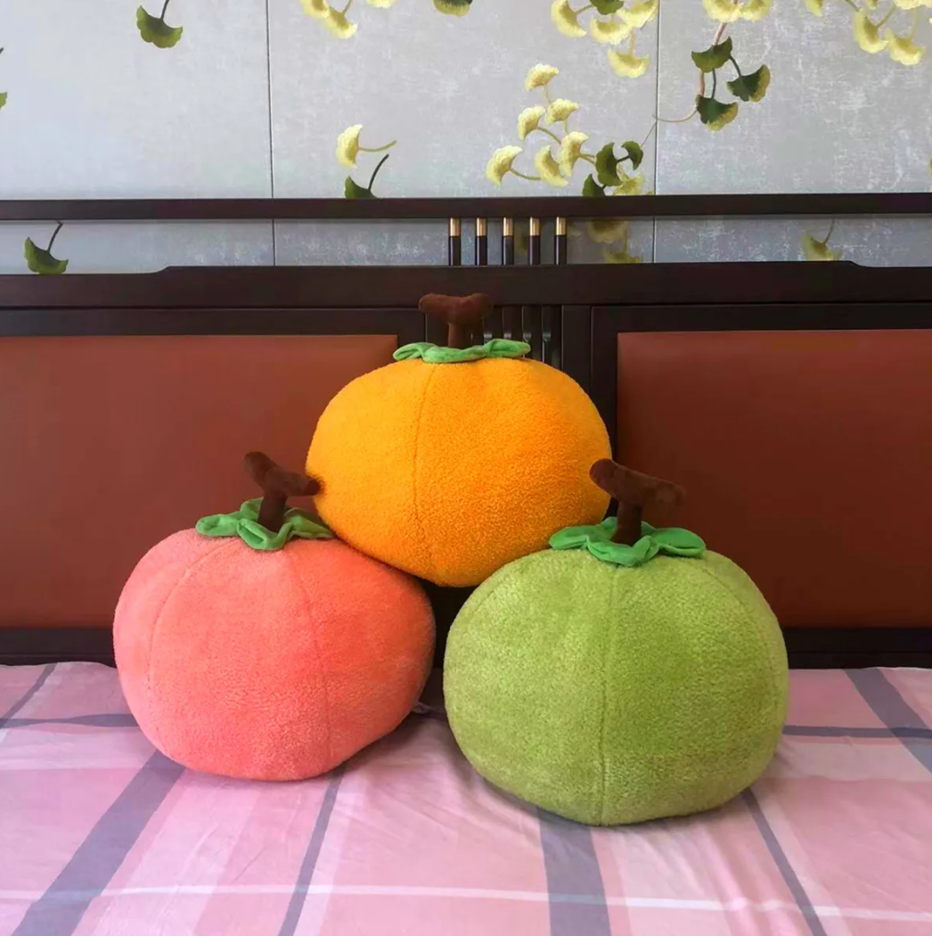 Persimmon Plush Toys 30/40cm - Pink/Orange/Green