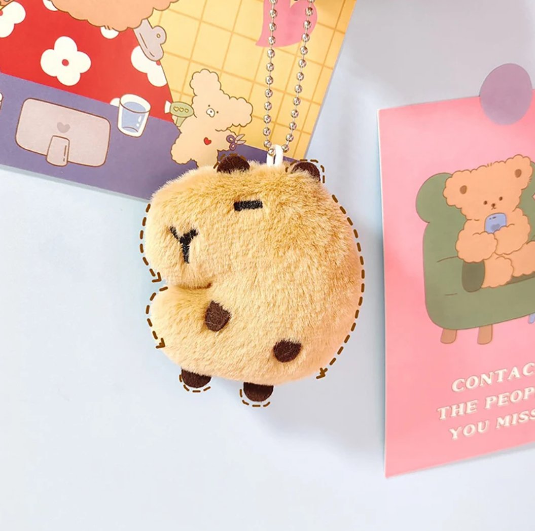 Cute Capybara Plush Slap Band Or Cute Capybara Plush Keychains - 2 Styles