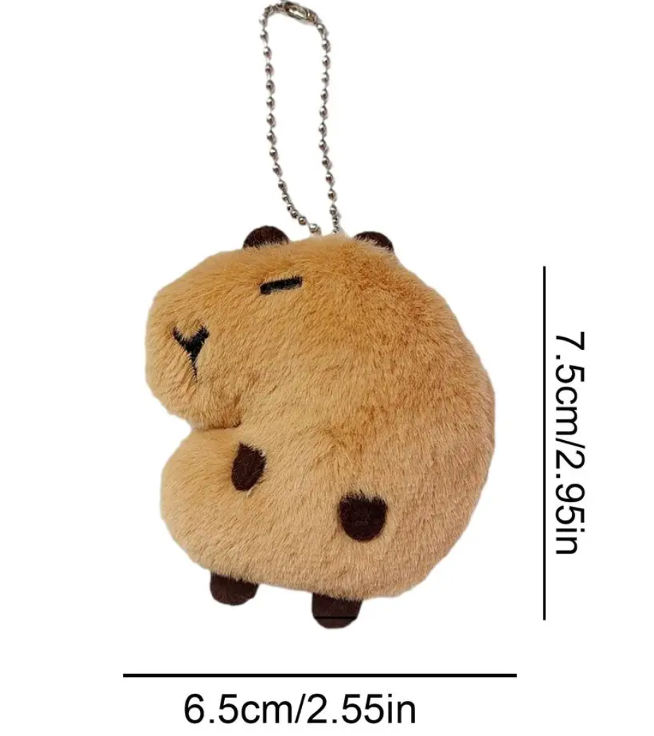 Cute Capybara Plush Slap Band Or Cute Capybara Plush Keychains - 2 Styles