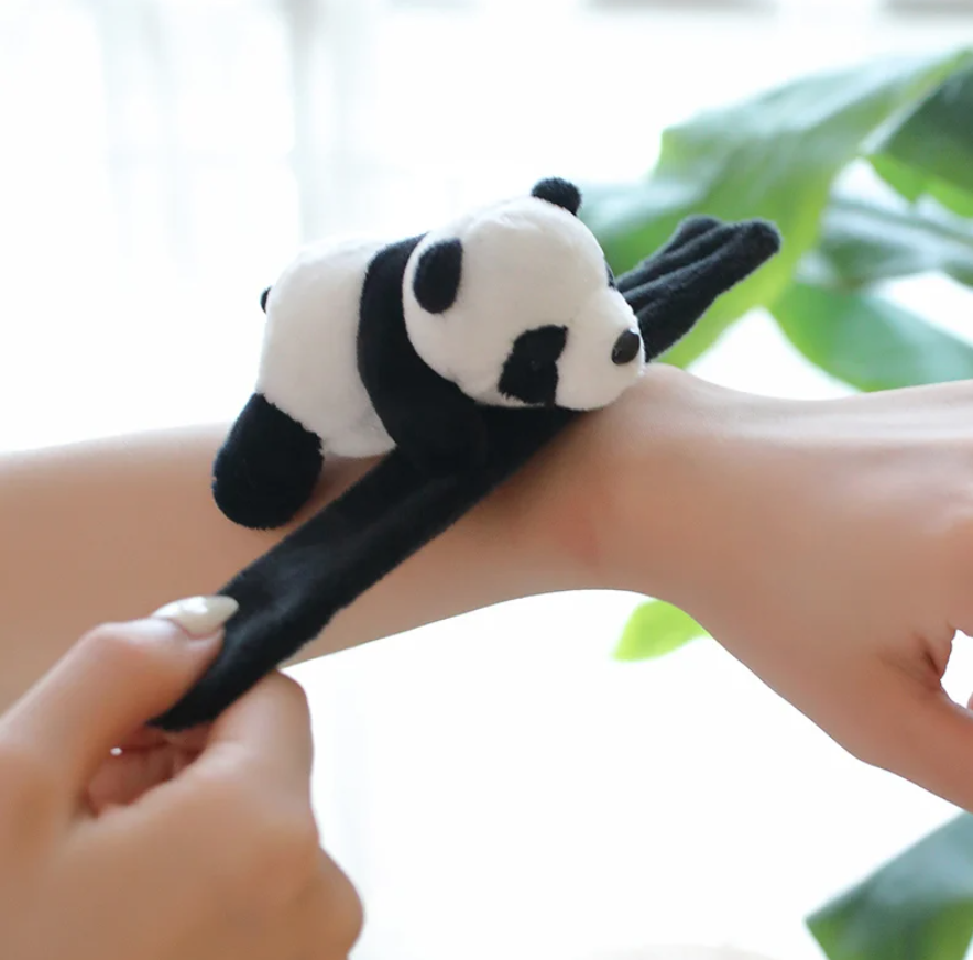 Cute Animal (Red Panda/Fox/Panda/Lion/Monkey/Pig/Dog/Rabbit/Alpaca/Tiger/Monkey/Bear/Cat) Plush Slap Band