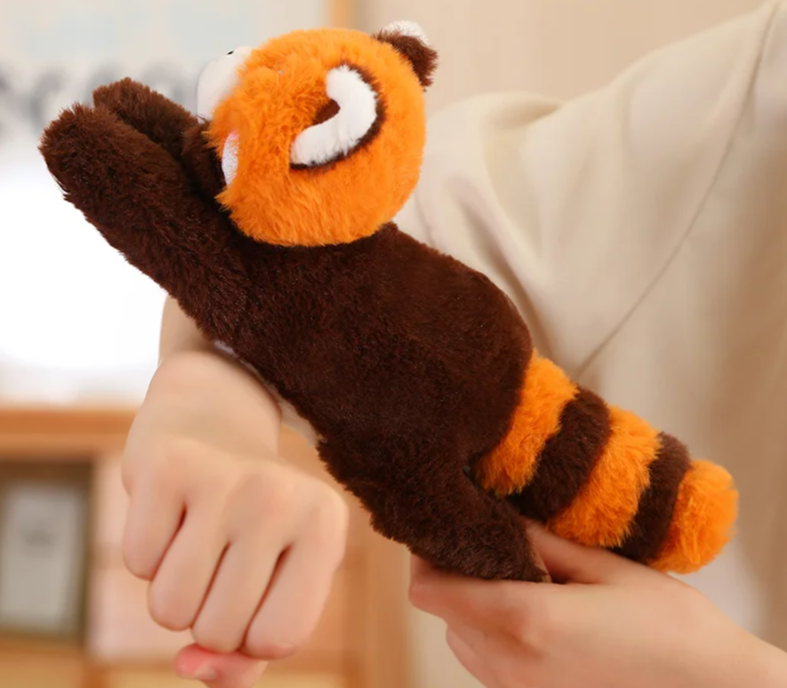 Cute Animal (Red Panda/Fox/Panda/Lion/Monkey/Pig/Dog/Rabbit/Alpaca/Tiger/Monkey/Bear/Cat) Plush Slap Band