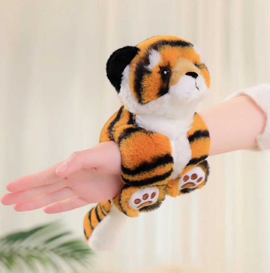 Cute Animal (Red Panda/Fox/Panda/Lion/Monkey/Pig/Dog/Rabbit/Alpaca/Tiger/Monkey/Bear/Cat) Plush Slap Band