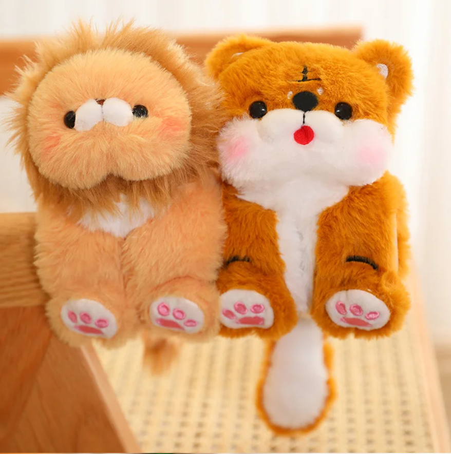 Cute Animal (Red Panda/Fox/Panda/Lion/Monkey/Pig/Dog/Rabbit/Alpaca/Tiger/Monkey/Bear/Cat) Plush Slap Band