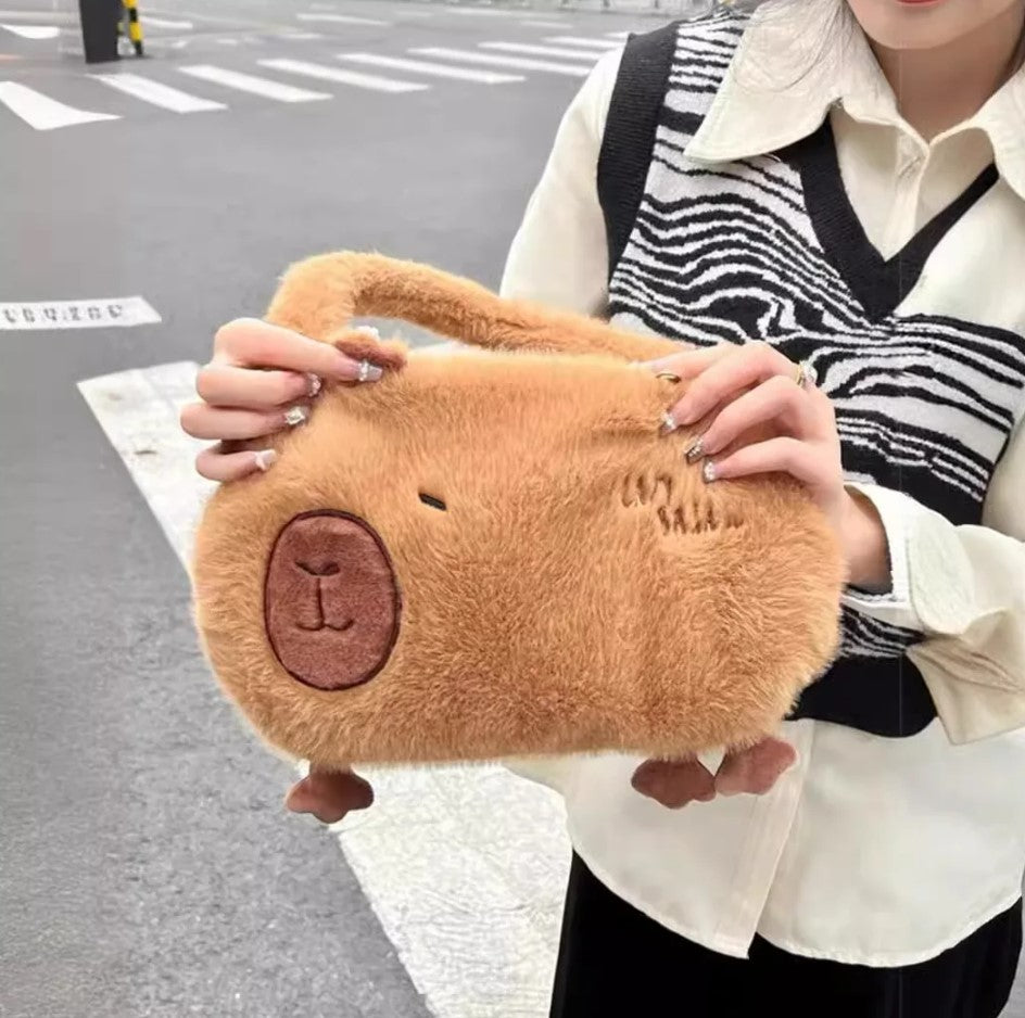 Cute Capybara Plush Crossbody bag/Handbag/Backpack - 6 Styles