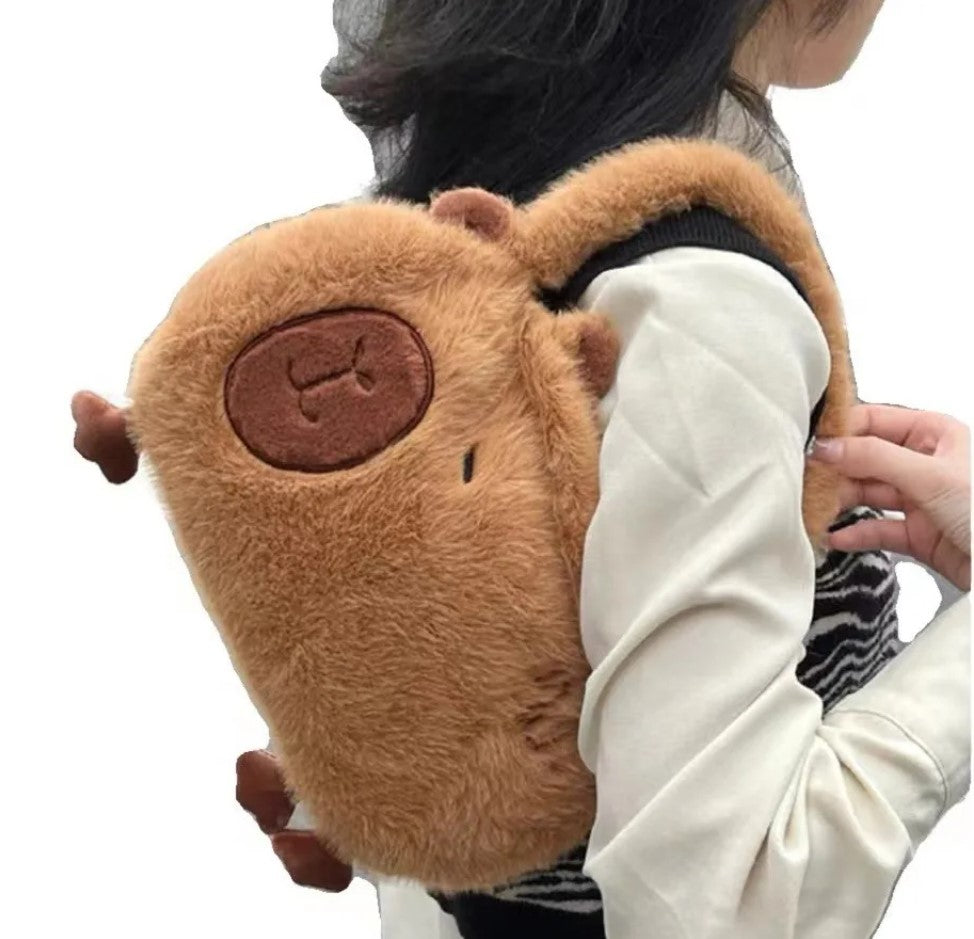 Cute Capybara Plush Crossbody bag/Handbag/Backpack - 6 Styles