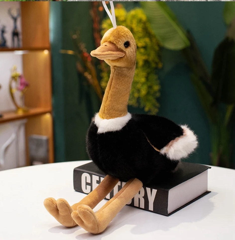 Bird Ostrich Lifelike Plush Toys 40cm