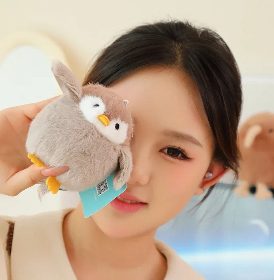 Cute Colourful Bird Plush Keychain - 10 Styles