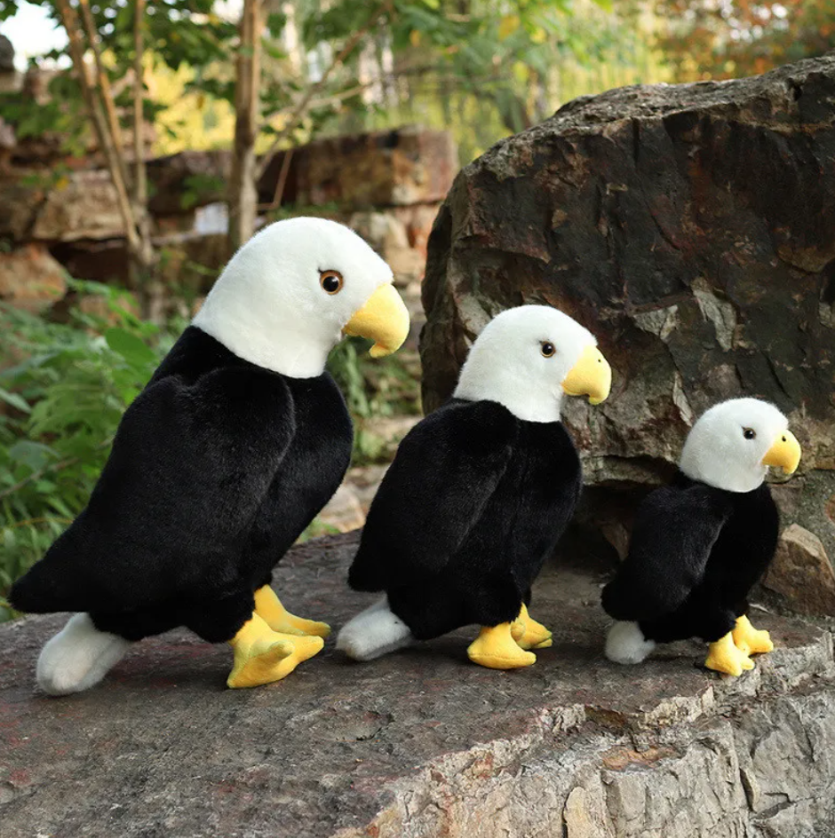 Bird (Lifelike Eagle/Flamingo/Vulture/Pelican) Plush Toys 25/35/45cm