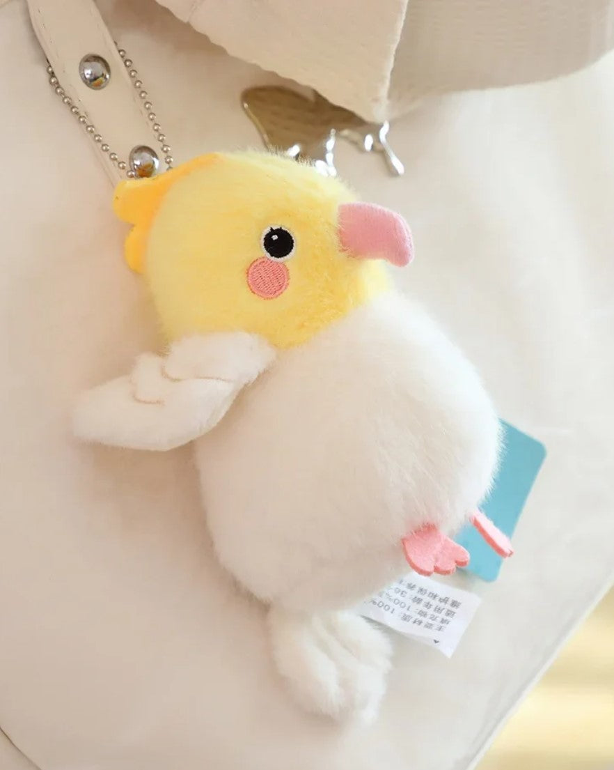 Cute Colourful Bird Plush Keychain - 10 Styles