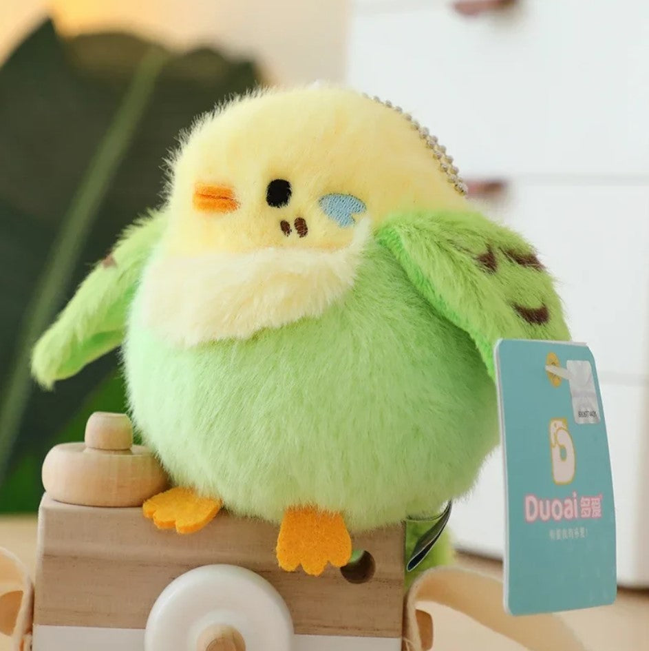 Cute Colourful Bird Plush Keychain - 10 Styles