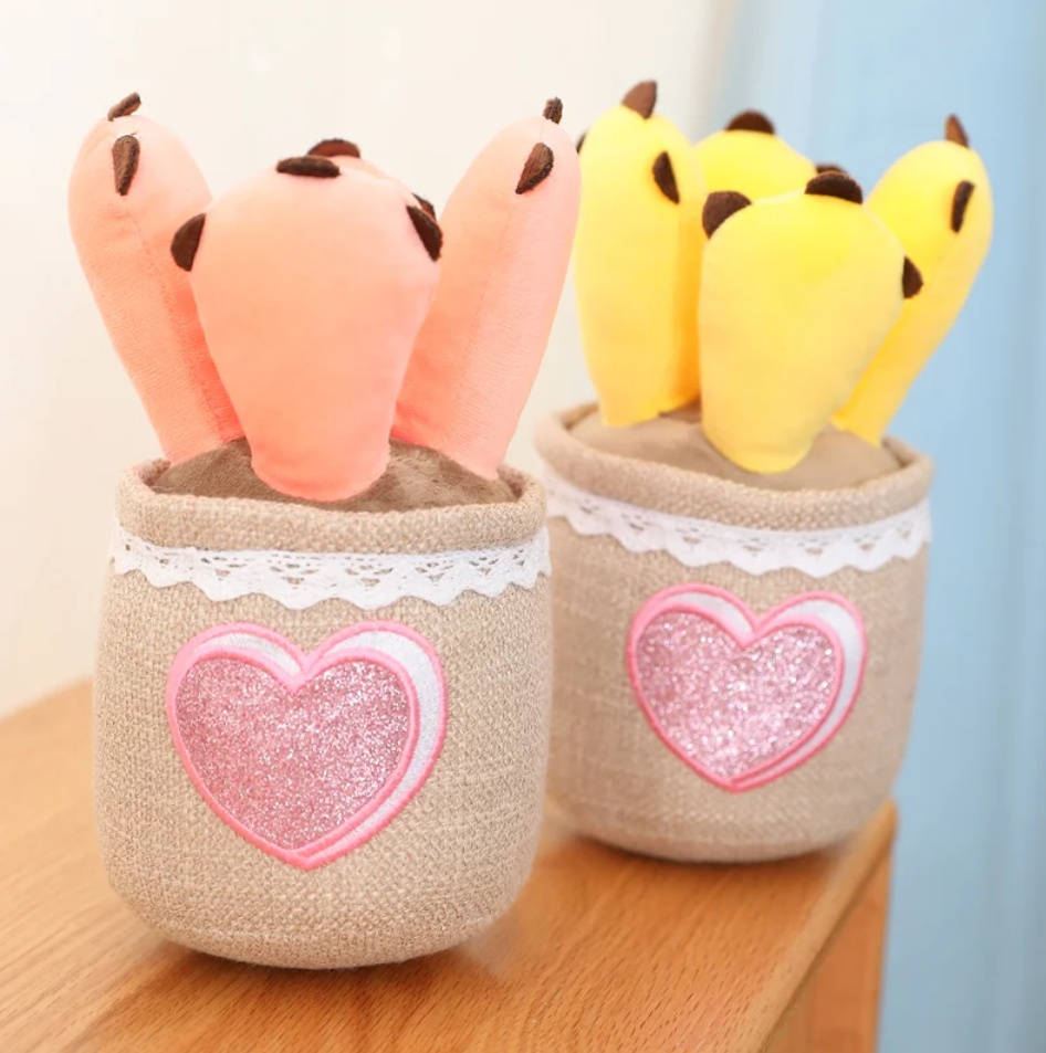 Potted Plants Series Plush Toys 25cm - Bear’s Paw Succulent / Mushroom