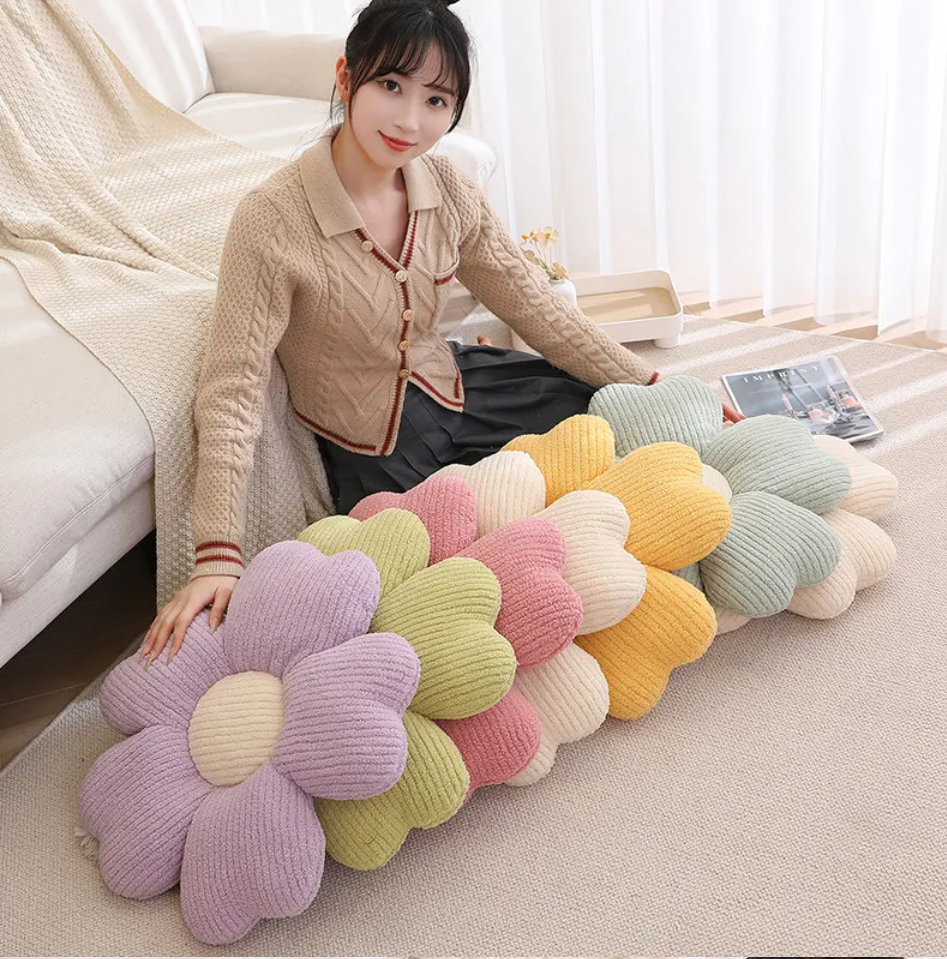 Flower (Sakura) Pillow Plush Toys 50/65cm - Pink/Purple/Yellow/Green/White/Blue