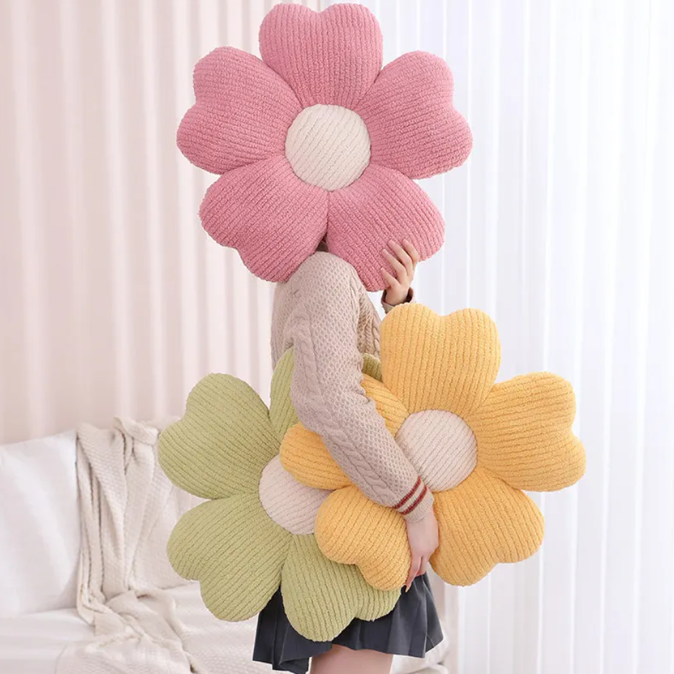 Flower (Sakura) Pillow Plush Toys 50/65cm - Pink/Purple/Yellow/Green/White/Blue