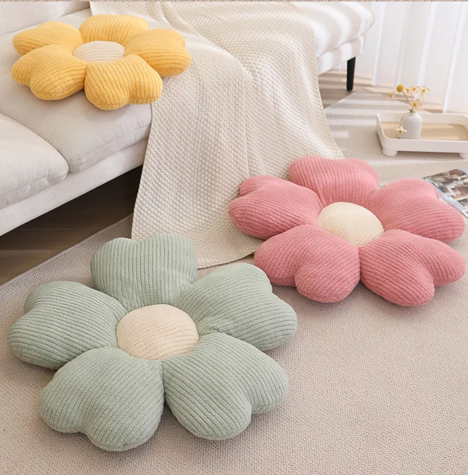 Flower (Sakura) Pillow Plush Toys 50/65cm - Pink/Purple/Yellow/Green/White/Blue