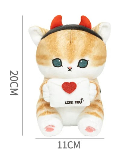 Mofusand Cat With Happy Valentine's Day Dress Up Plush Toys 20cm - 4 Styles