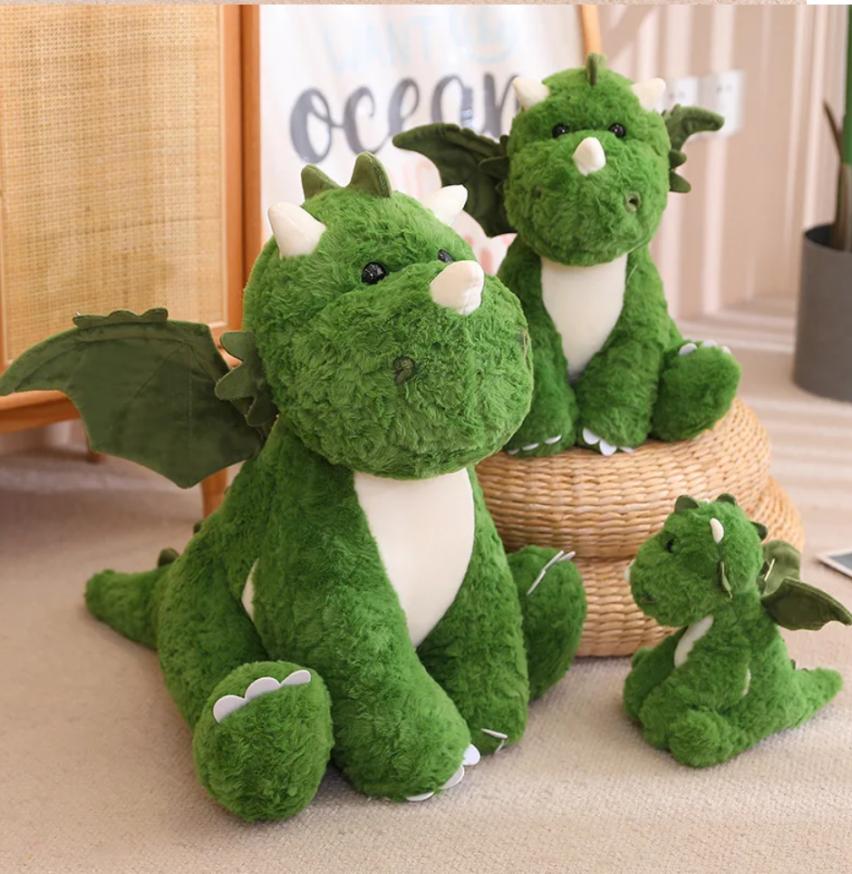 Cute Dinosaur With/WIthout Egg Plush Toys 25/39/50cm - 3 Styles