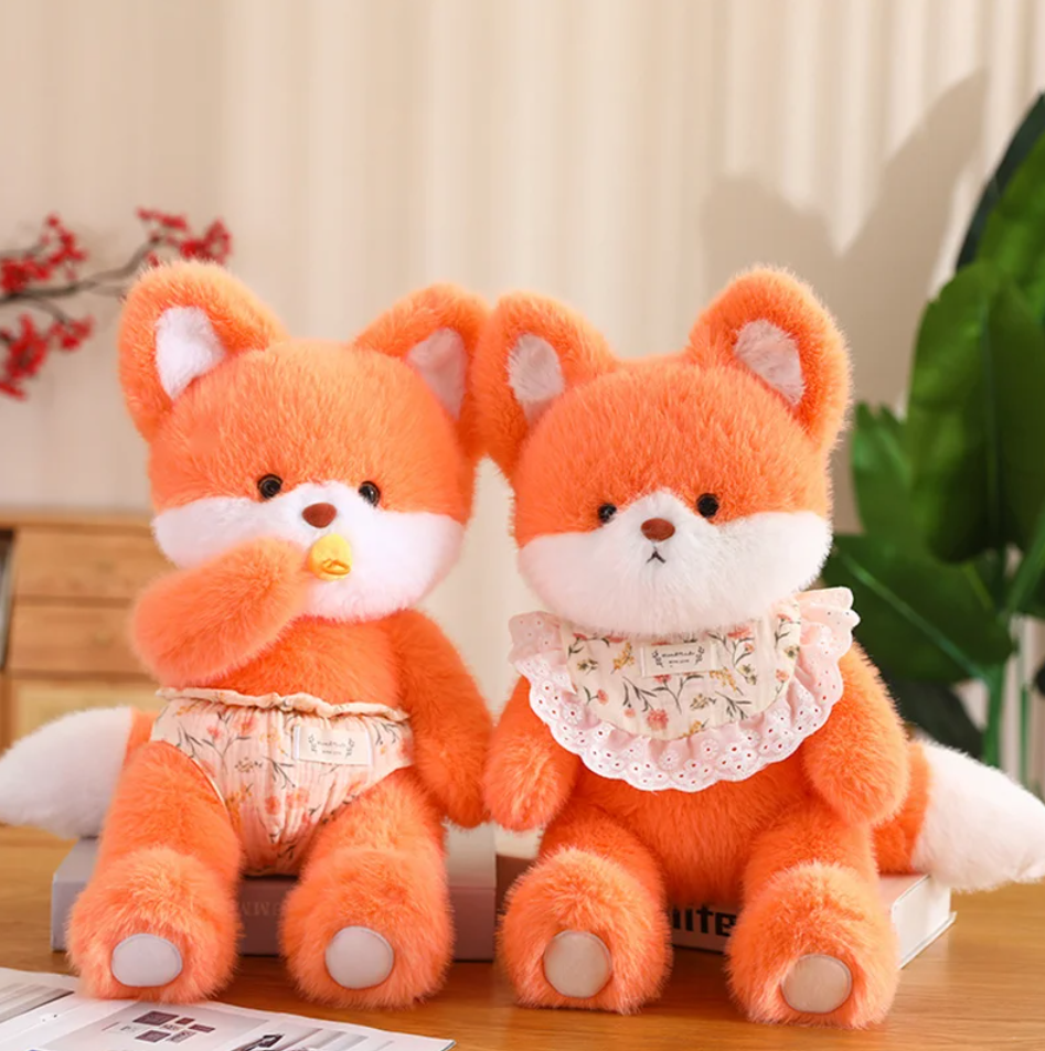 Cute Baby Animal (Rabbit/Cat/Bear/Fox) Plush Toys 45/60cm - 5 Styles