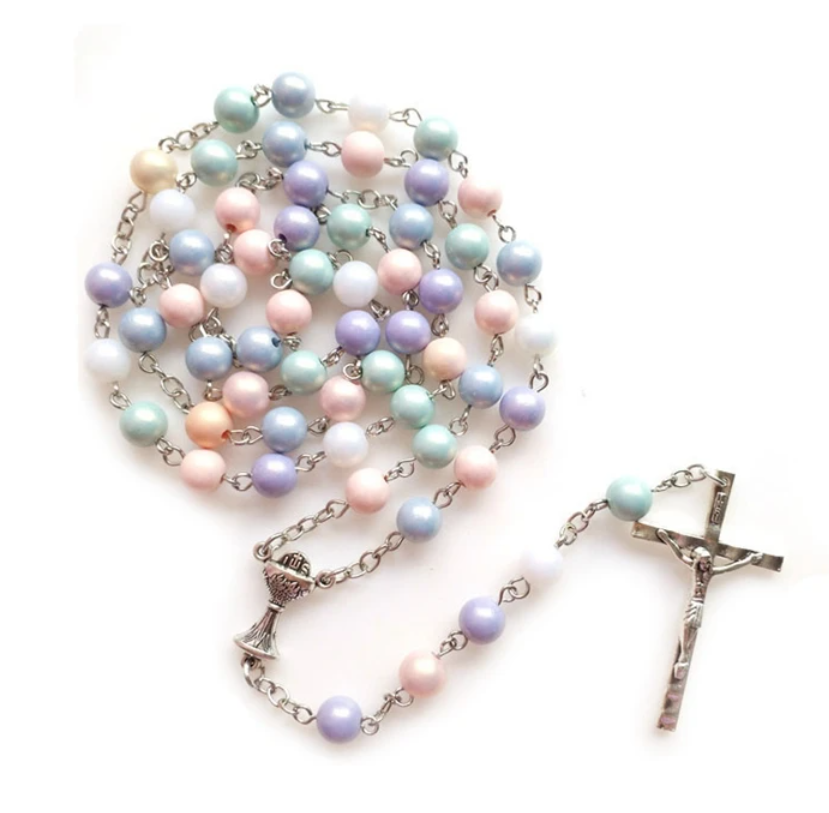 Rosary (QIGO Candy Colour Acrylic Beads) 78cm