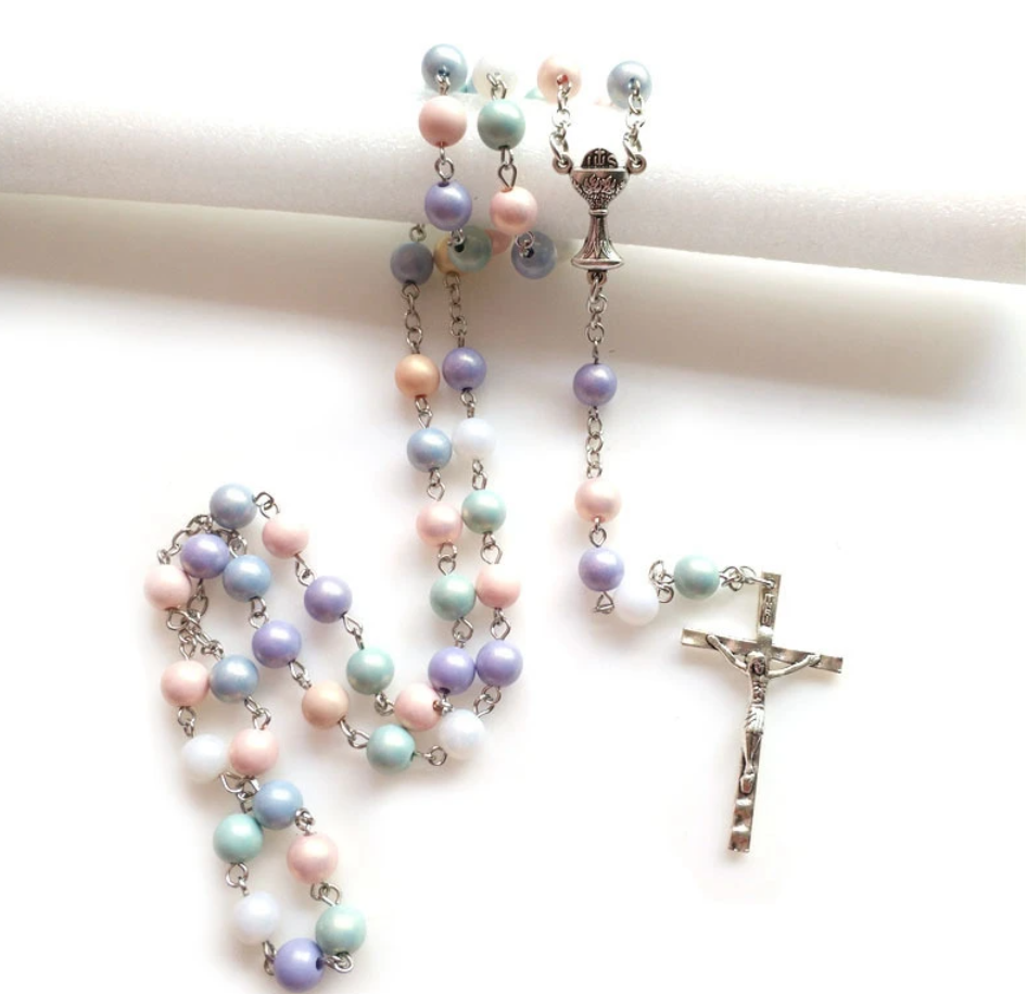 Rosary (QIGO Candy Colour Acrylic Beads) 78cm