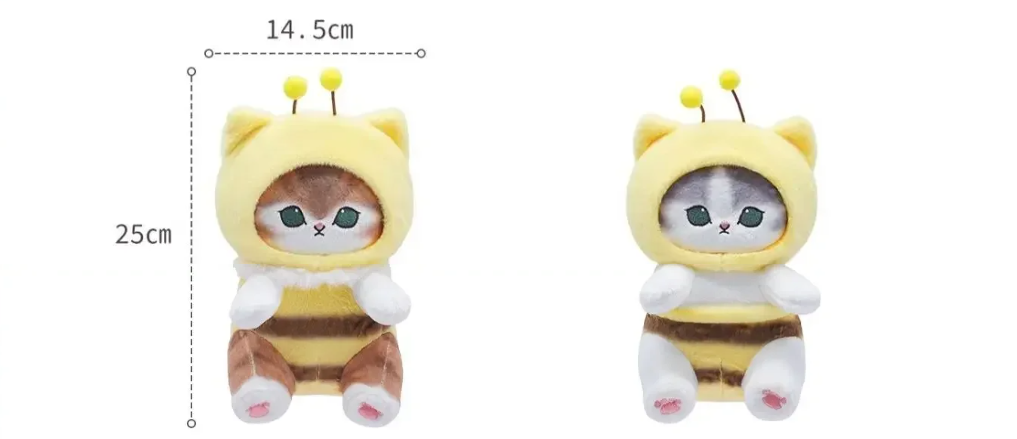 Mofusand Cat With Bee Dress Up Plush Toys 20-25cm (5 Styles)