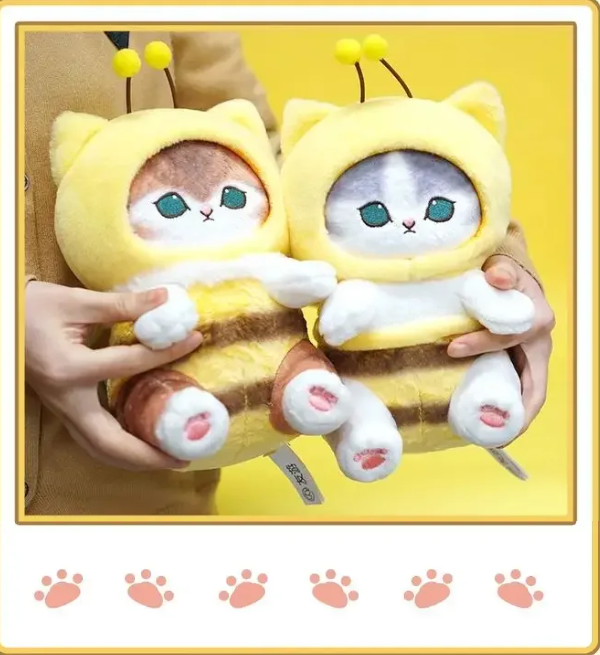 Mofusand Cat With Bee Dress Up Plush Toys 20-25cm (5 Styles)