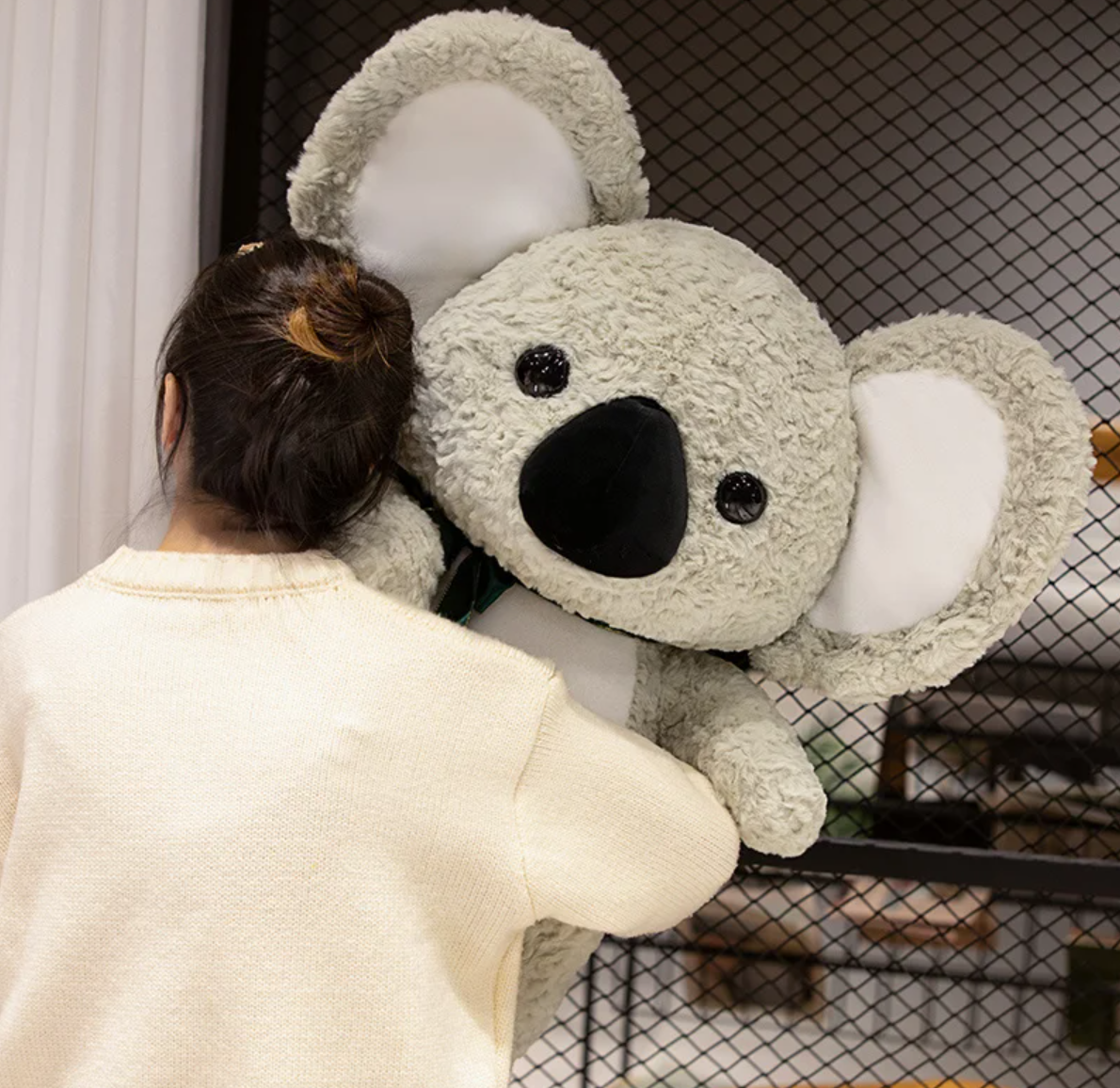 Cute Koala Plush Toys 35/60/90cm - Light Grey/Dark Grey