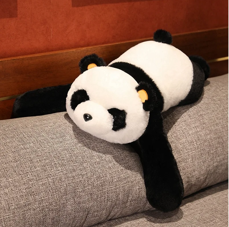 Lying Panda Plush Pillow Toys 60/80/100/120cm