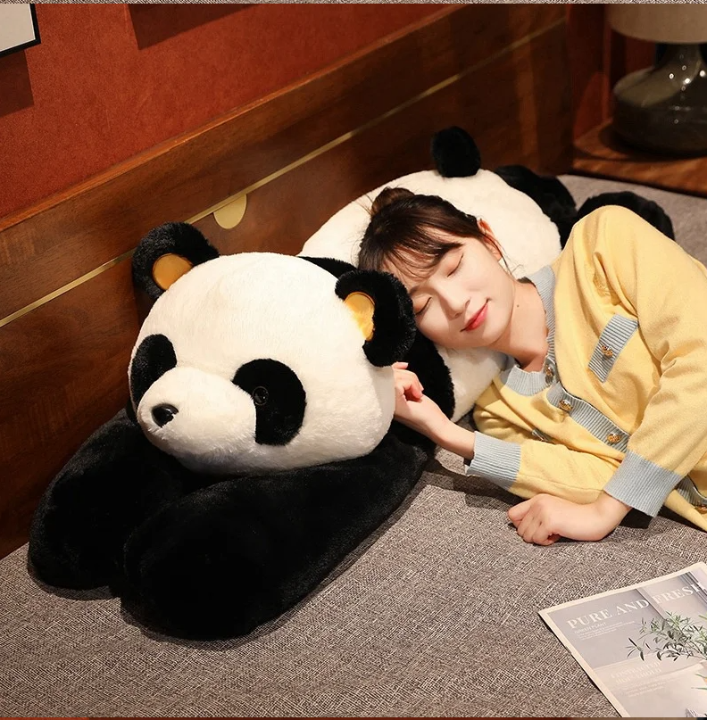 Lying Panda Plush Pillow Toys 60/80/100/120cm