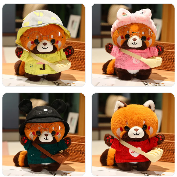 Cute Red Panda (Dress Up) Plush Toys 30cm - 18 Styles