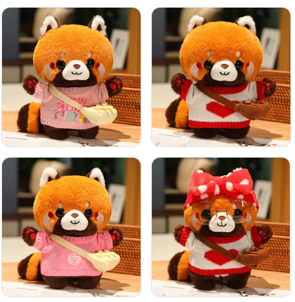 Cute Red Panda (Dress Up) Plush Toys 30cm - 18 Styles