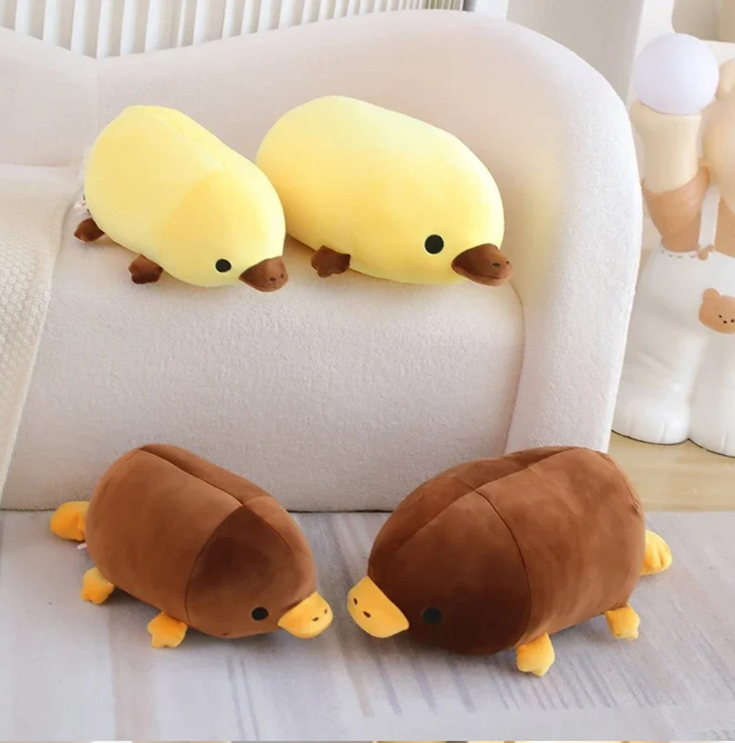 Cute Yellow/Brown Platypus Plush Pillow Toys 45/55cm