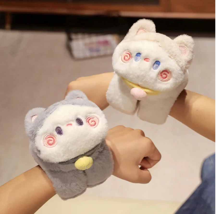 Cute Cat Plush Slap Band 25cm - 3 Styles