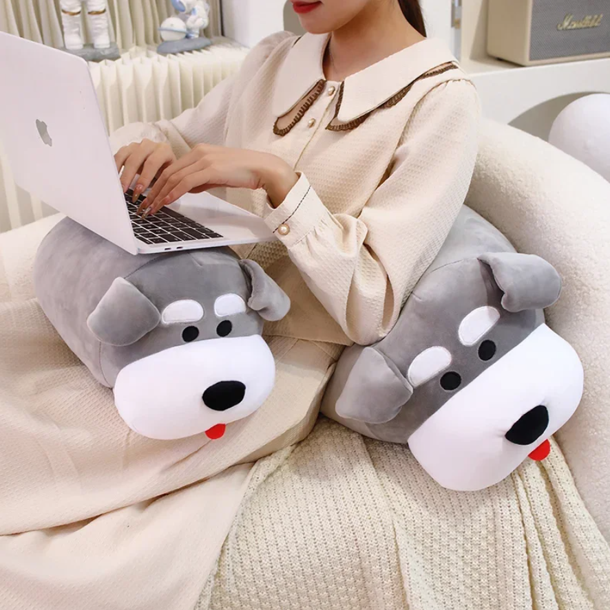 Cute Schnauzer Dog Plush Pillow Toys 35/45cm