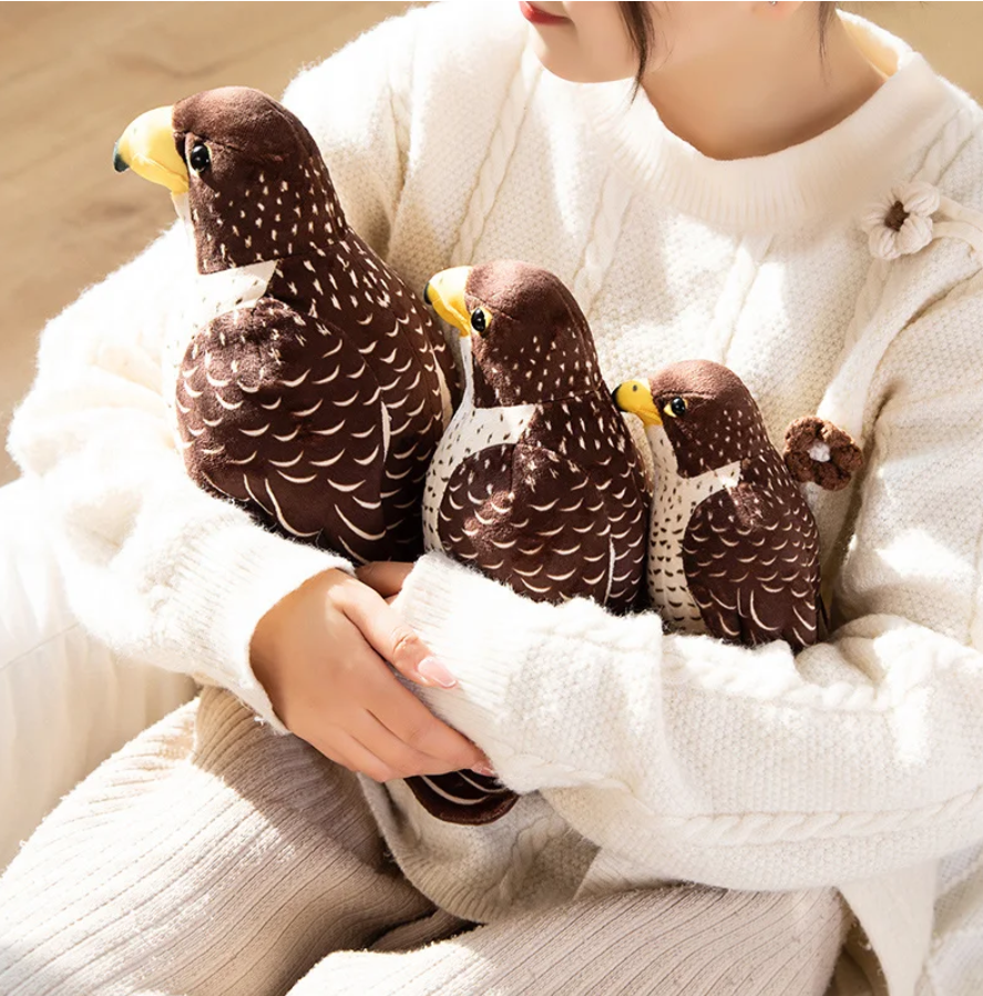 Bird (Lifelike Falcon) Plush Toys 18/25/30cm