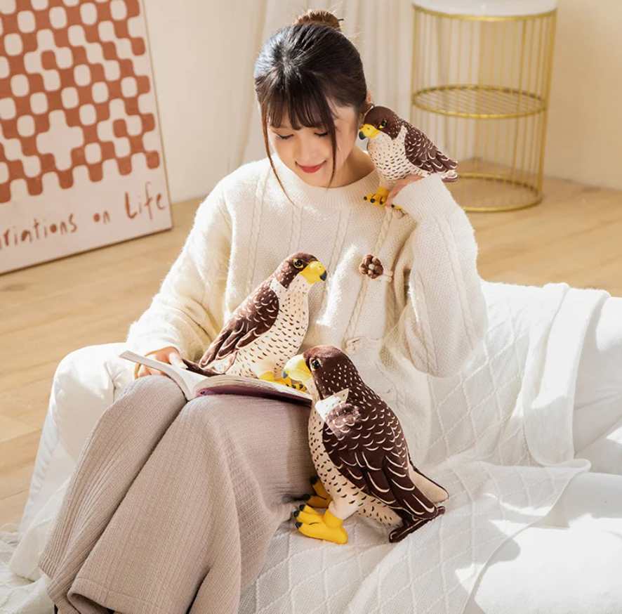 Bird (Lifelike Falcon) Plush Toys 18/25/30cm