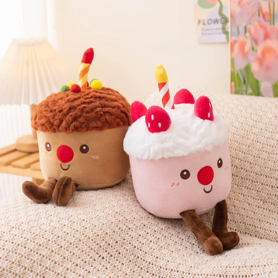 Cute Food Series(Muffin/Cake) Plush Toys- 3 Styles