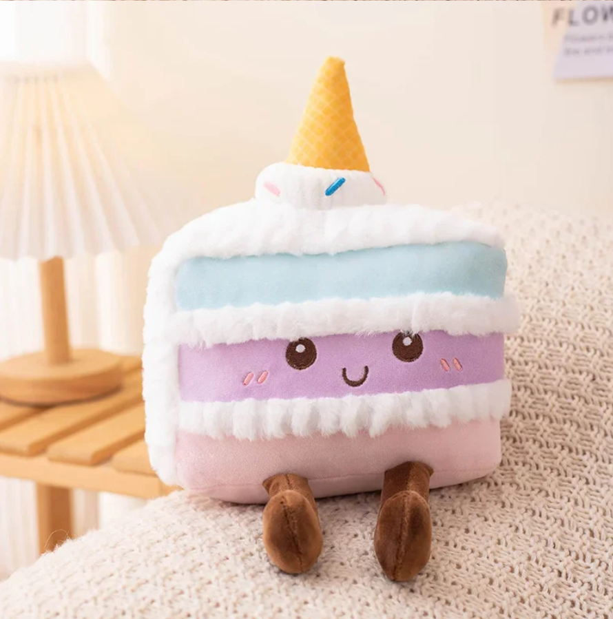 Cute Food Series(Muffin/Cake) Plush Toys- 3 Styles