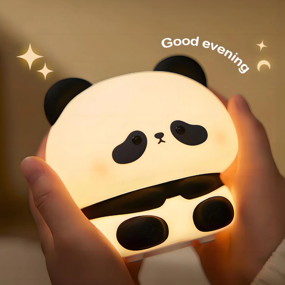 LED Night Light Panda Silicone Lamp - 4 Styles