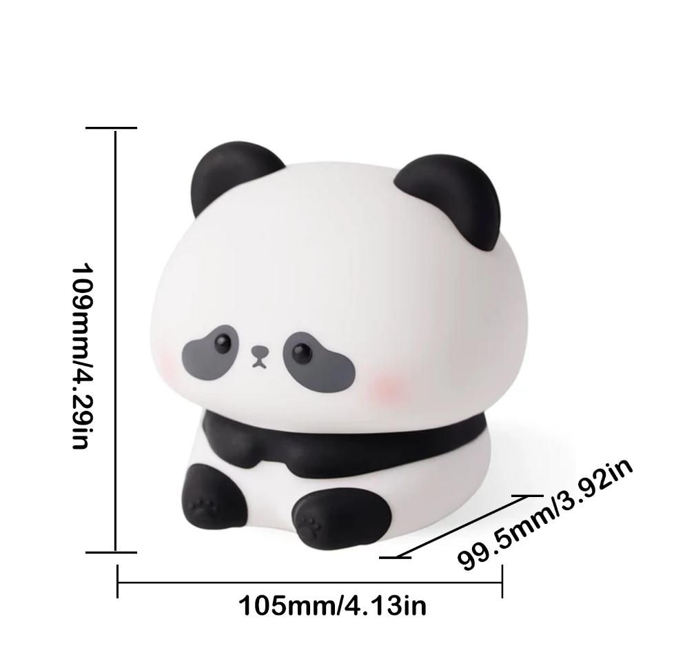 LED Night Light Panda Silicone Lamp - 4 Styles