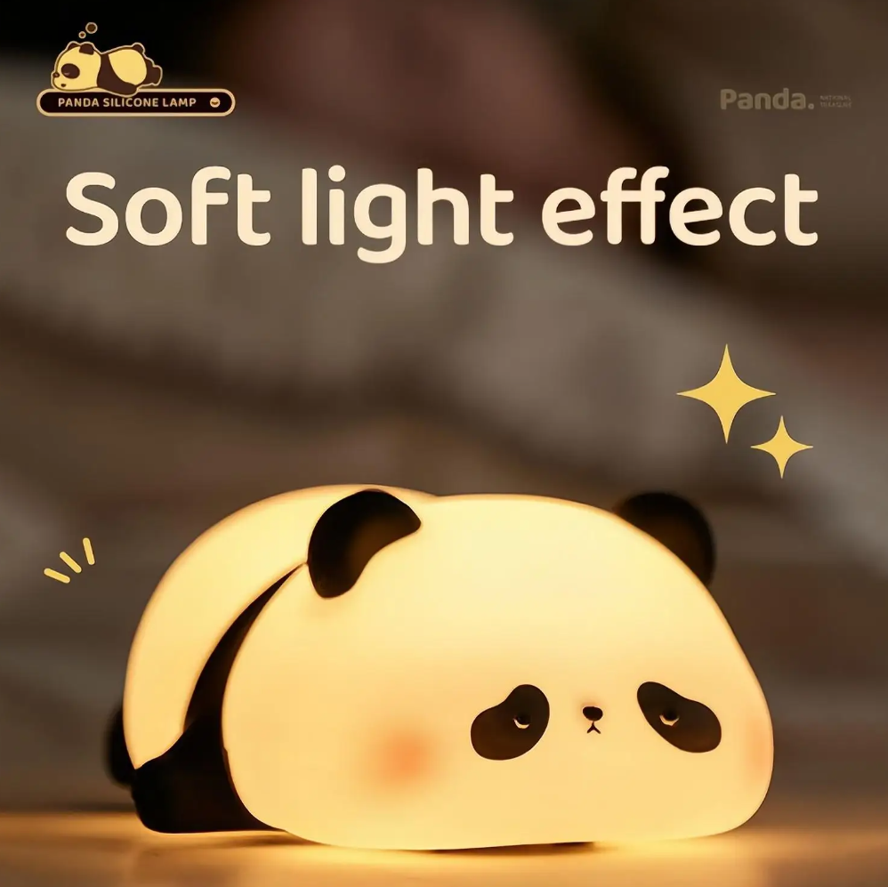 LED Night Light Panda Silicone Lamp - 4 Styles