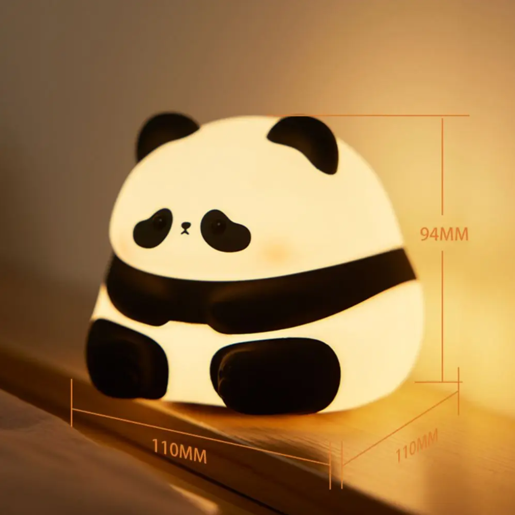 LED Night Light Panda Silicone Lamp - 4 Styles