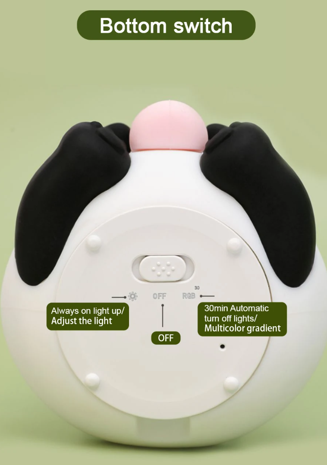 LED Night Light Panda Silicone Lamp - 4 Styles