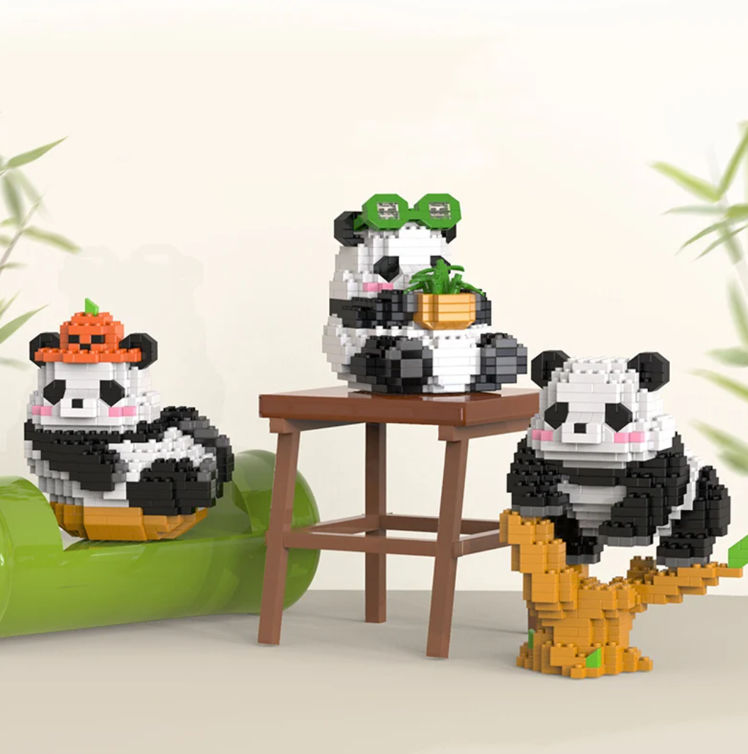 Cute/Kawaii Panda Mini Building Blocks - 5 Styles