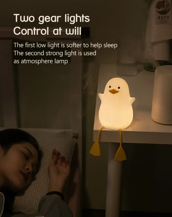 LED Night Light Bird(Duck/Seagull) Silicone Lamp - 2 Styles