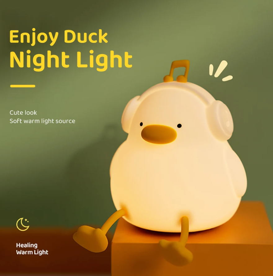 LED Night Light Bird(Duck) Silicone Lamp - 2 Styles